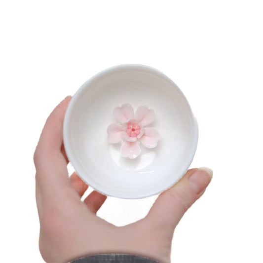 Small Ceramic Tea cup - Sakura Flower