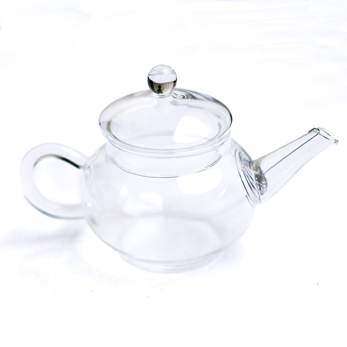 Tiny Tea Pot Personal Mini Glass Tea Pot + Small Ceramic Cup Set (250ml/8oz) – Ta Tea Co